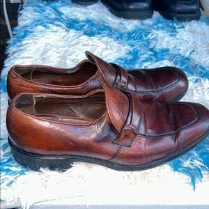 Elegant Brown Leather Men's Loafers